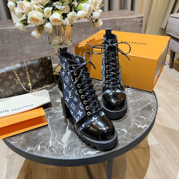 Louis Vuitton Women's Star Trail Ankle Boot Blue For Women LV