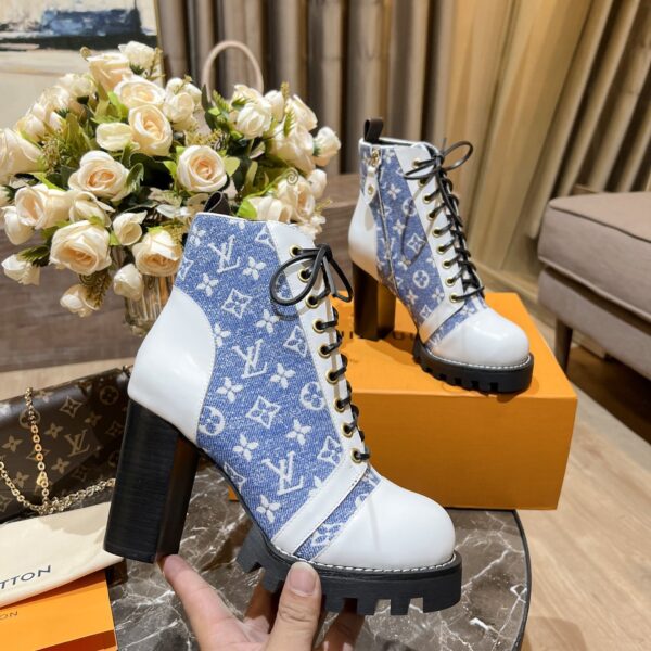 Louis Vuitton Women's Star Trail Ankle Boot Blue For Women LV