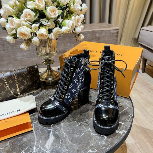 Louis Vuitton Women's Star Trail Ankle Boot Blue For Women LV