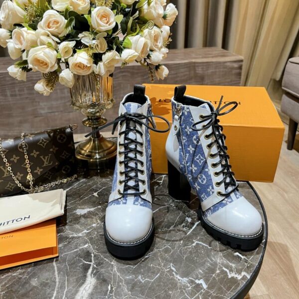 Louis Vuitton Women's Star Trail Ankle Boot Blue For Women LV