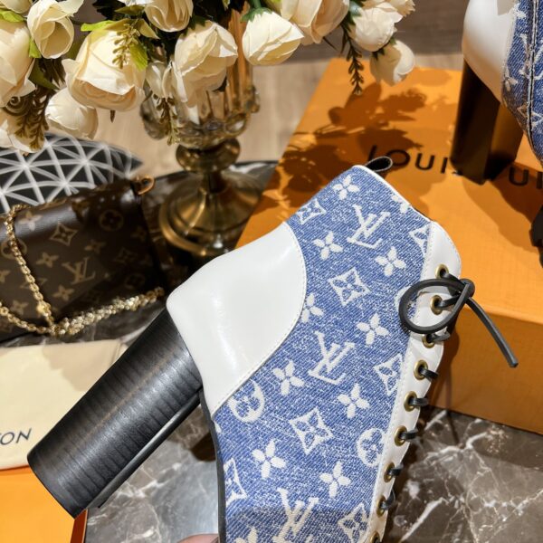 Louis Vuitton Women's Star Trail Ankle Boot Blue For Women LV