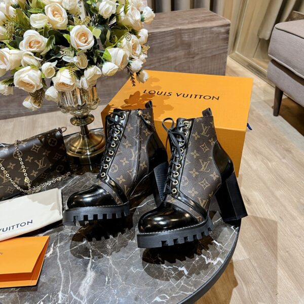 Louis Vuitton Women's Star Trail Ankle Boot Brown For Women LV