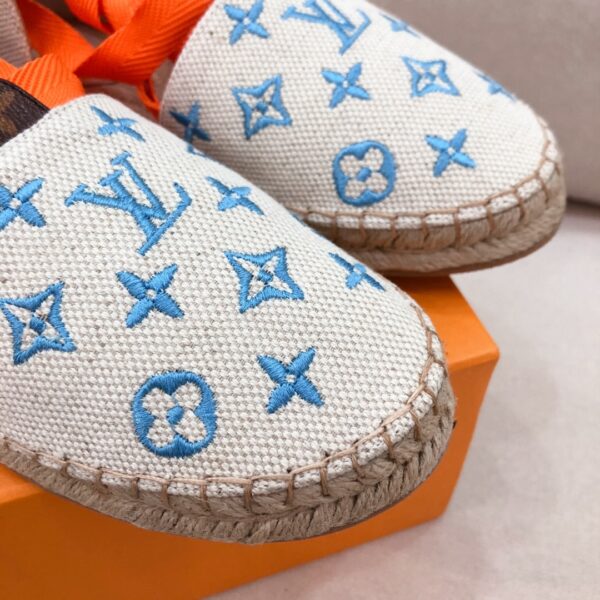 Louis Vuitton Women's Starboard Flat Espadrille Blue For Women LV
