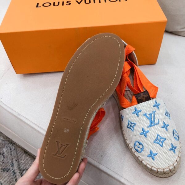 Louis Vuitton Women's Starboard Flat Espadrille Blue For Women LV