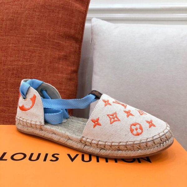 Louis Vuitton Women's Starboard Flat Espadrille Orange For Women LV