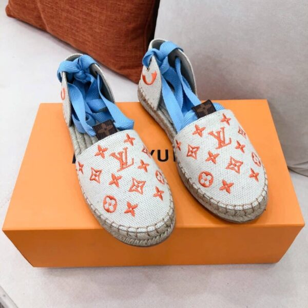 Louis Vuitton Women's Starboard Flat Espadrille Orange For Women LV