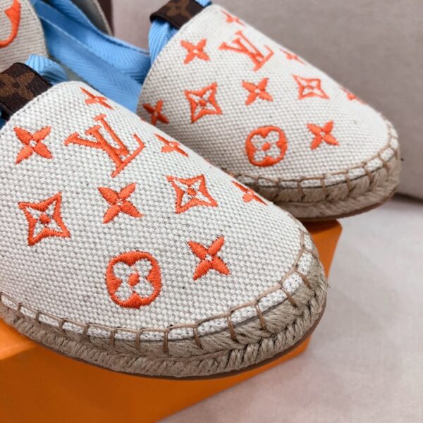 Louis Vuitton Women's Starboard Flat Espadrille Orange For Women LV