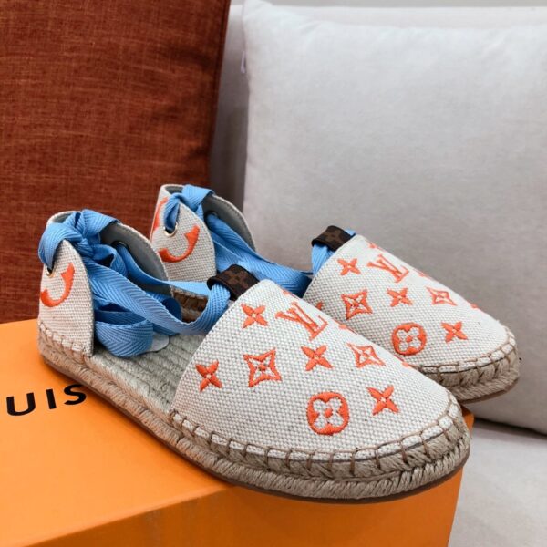 Louis Vuitton Women's Starboard Flat Espadrille Orange For Women LV