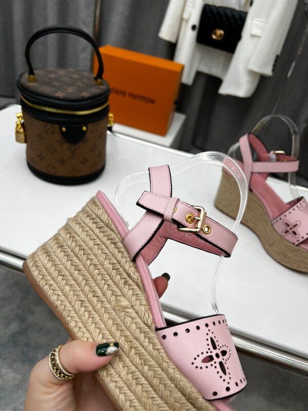 Louis Vuitton Women's Starboard Wedge Sandal Pink For Women LV