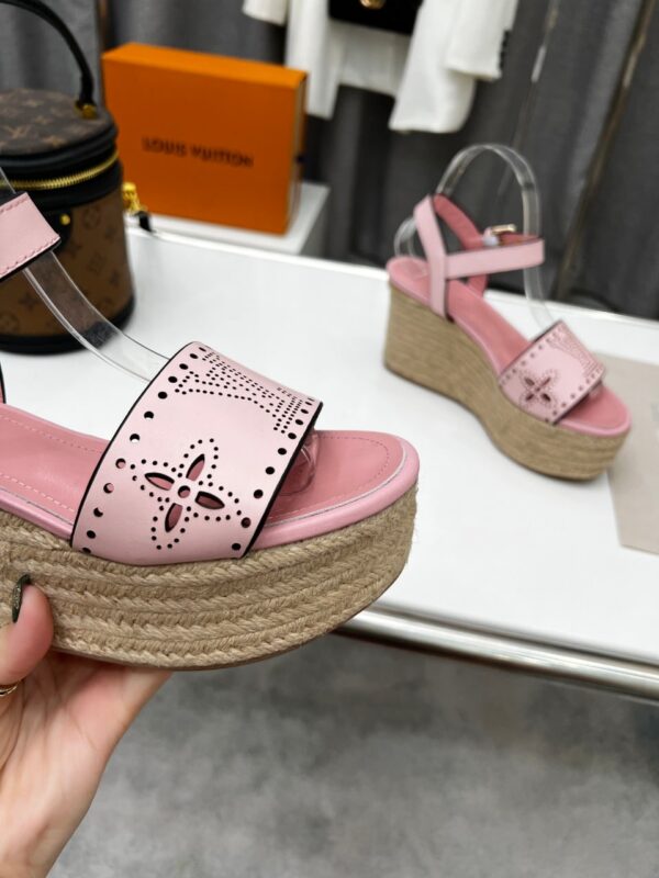 Louis Vuitton Women's Starboard Wedge Sandal Pink For Women LV