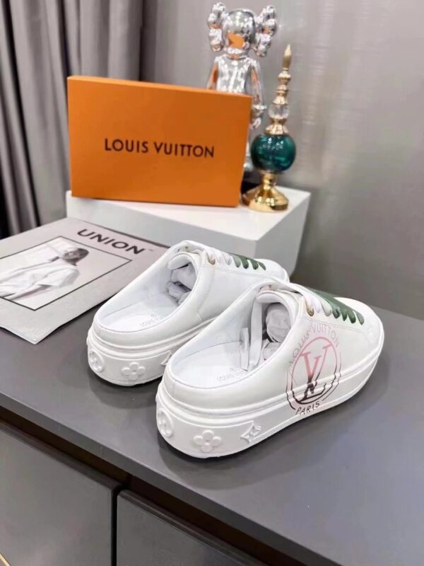 Louis Vuitton Women's Time Out Open-Back Sneaker Green For Women LV 1AA1CZ