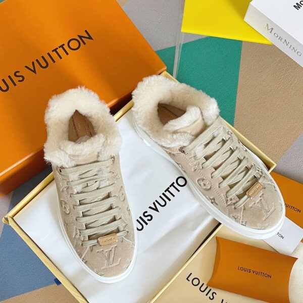 Louis Vuitton Women's Time Out Sneaker Beige For Women LV