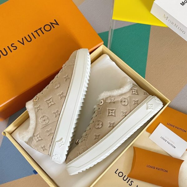 Louis Vuitton Women's Time Out Sneaker Beige For Women LV