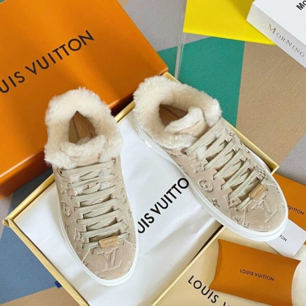 Louis Vuitton Women's Time Out Sneaker Beige For Women LV