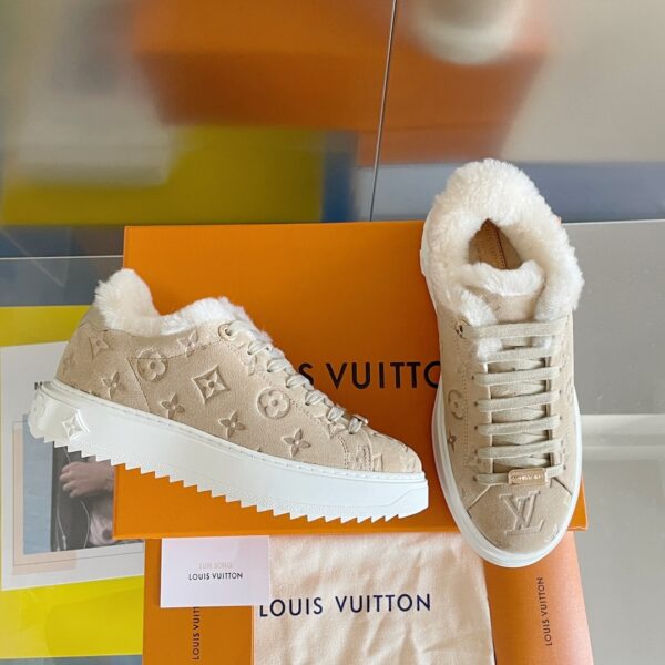 Louis Vuitton Women's Time Out Sneaker Beige For Women LV