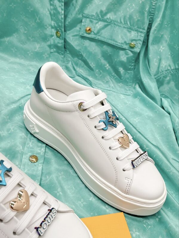 Louis Vuitton Women's Time Out Sneaker Blue For Women LV 1AADNP