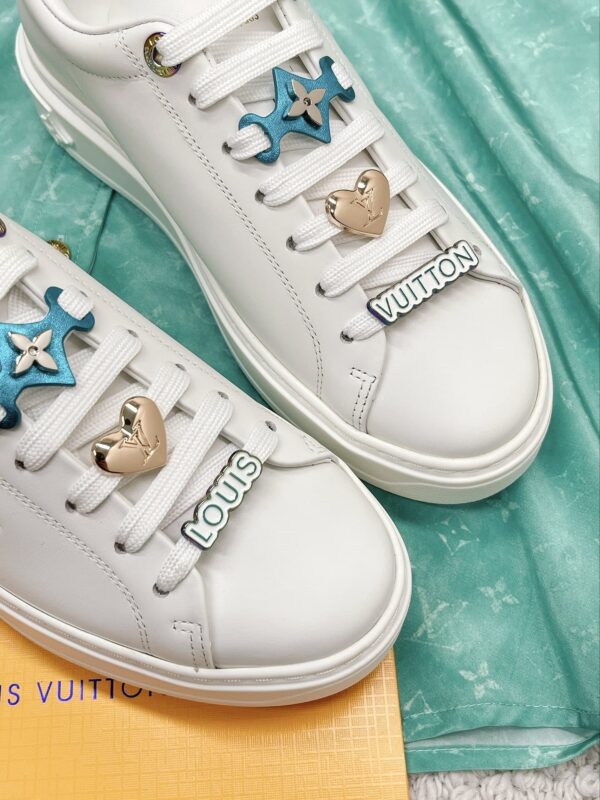 Louis Vuitton Women's Time Out Sneaker Blue For Women LV 1AADNP