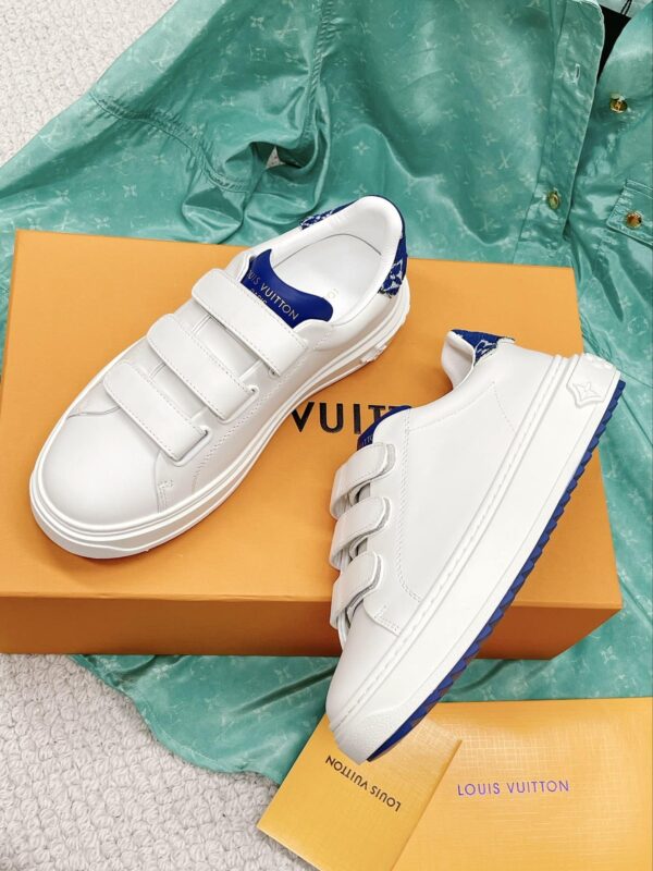 Louis Vuitton Women's Time Out Sneaker Blue For Women LV 1AADQ0