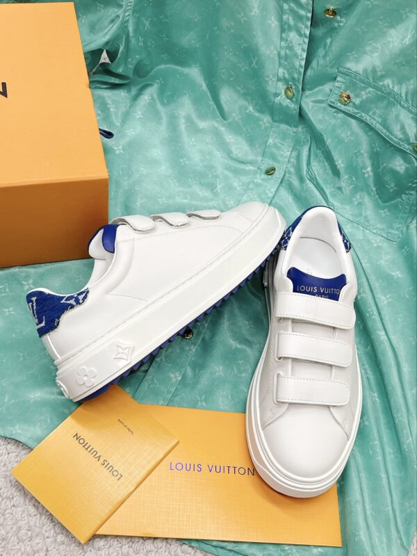 Louis Vuitton Women's Time Out Sneaker Blue For Women LV 1AADQ0