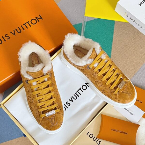 Louis Vuitton Women's Time Out Sneaker Brown For Women LV