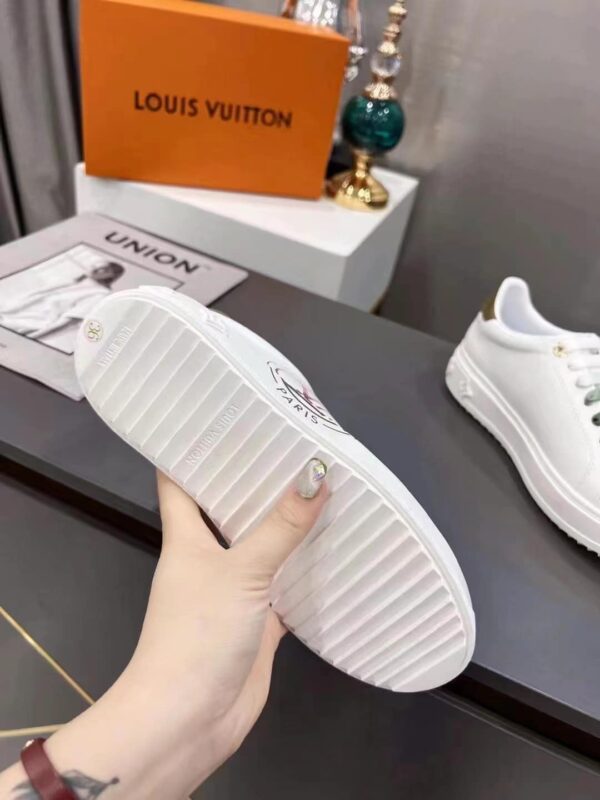 Louis Vuitton Women's Time Out Sneaker Khaki Green For Women LV 1AA1C3