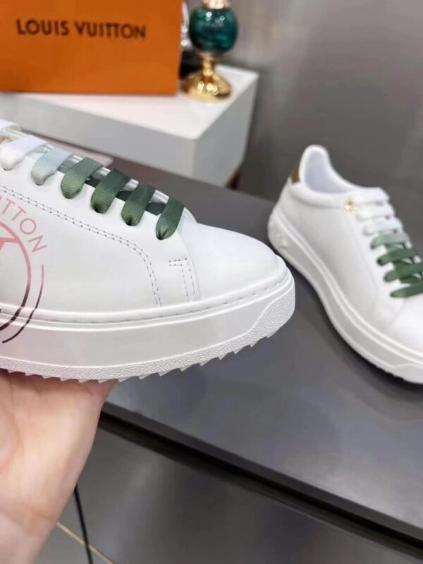 Louis Vuitton Women's Time Out Sneaker Khaki Green For Women LV 1AA1C3