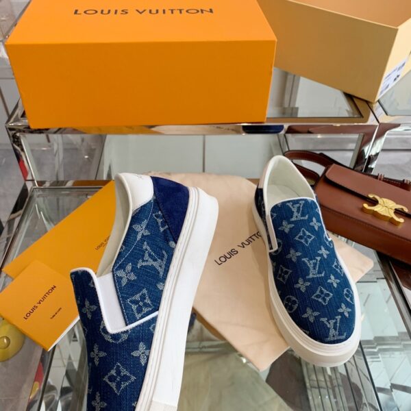 Louis Vuitton Women's Trocadero Slip On Blue For Women LV