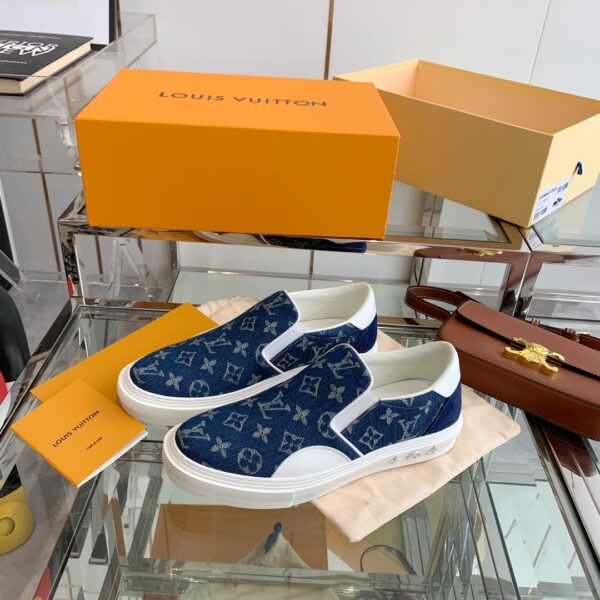 Louis Vuitton Women's Trocadero Slip On Blue For Women LV