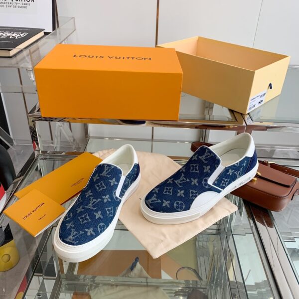Louis Vuitton Women's Trocadero Slip On Blue For Women LV