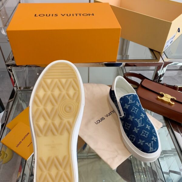 Louis Vuitton Women's Trocadero Slip On Blue For Women LV