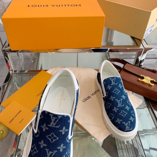 Louis Vuitton Women's Trocadero Slip On Blue For Women LV