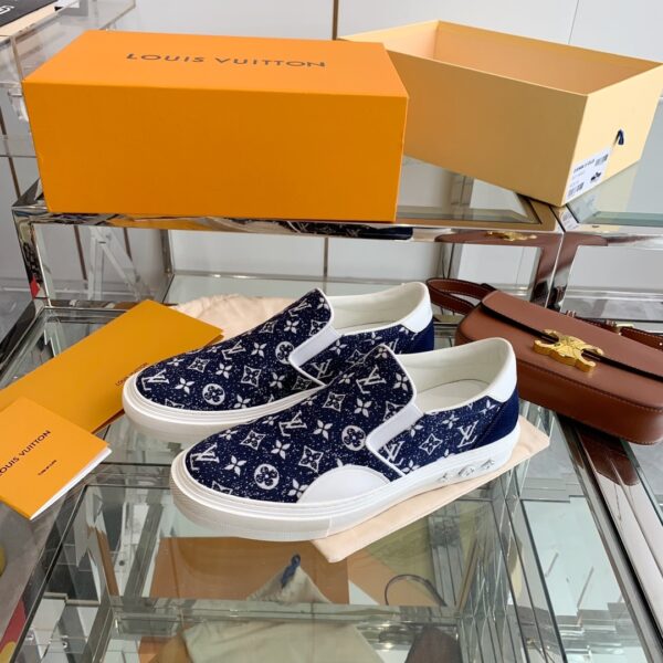 Louis Vuitton Women's Trocadero Slip On Dark Blue For Women LV
