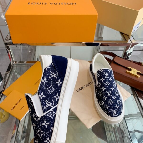 Louis Vuitton Women's Trocadero Slip On Dark Blue For Women LV