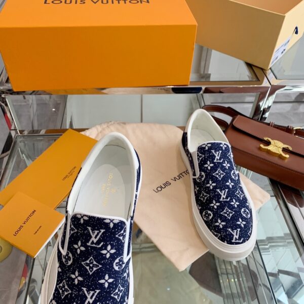 Louis Vuitton Women's Trocadero Slip On Dark Blue For Women LV