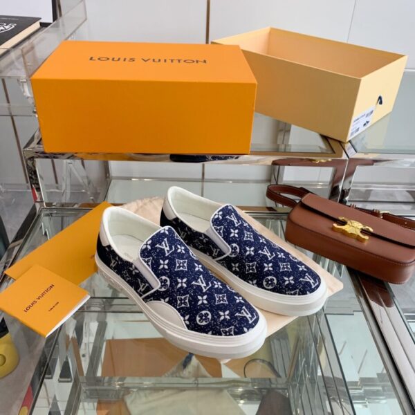 Louis Vuitton Women's Trocadero Slip On Dark Blue For Women LV