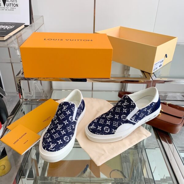 Louis Vuitton Women's Trocadero Slip On Dark Blue For Women LV