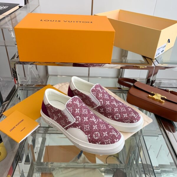 Louis Vuitton Women's Trocadero Slip On Red For Women LV