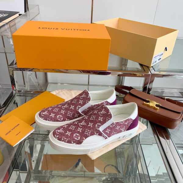 Louis Vuitton Women's Trocadero Slip On Red For Women LV