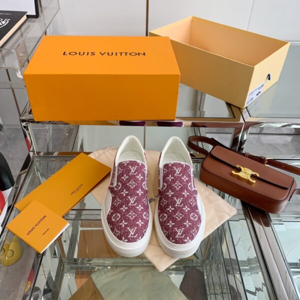 Louis Vuitton Women's Trocadero Slip On Red For Women LV