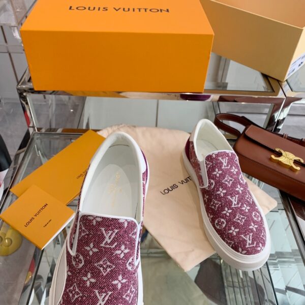 Louis Vuitton Women's Trocadero Slip On Red For Women LV