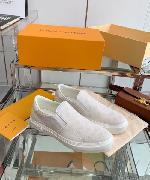 Louis Vuitton Women's Trocadero Slip On White For Women LV