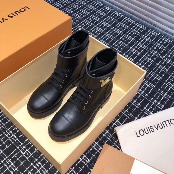 Louis Vuitton Wonderland Flat Ranger Calfskin Leather Fall/Winter Collection Black