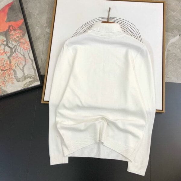 Louis Vuitton Wool Sweater Pullover With Rabbit White For Men