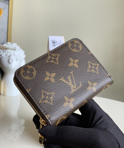 1:1 Replica Louis Vuitton Zippy Coin Purse In Monogram Canvas For Women, Women's Wallet 11cm LV M60067