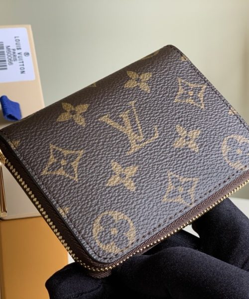 1:1 Replica Louis Vuitton Zippy Coin Purse In Monogram Canvas For Women, Women's Wallet 11cm LV M60067