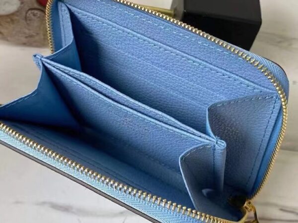 Louis Vuitton Zippy Coin Purse Monogram Empreinte By The Pool For Summer Blue, Women's Wallet 11cm LV M80408
