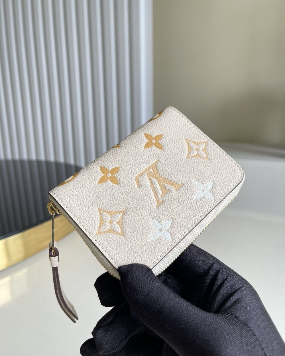 1:1 Replica Louis Vuitton Zippy Coin Purse Monogram Empreinte For Women, Women's Wallet 4.3in/11cm LV