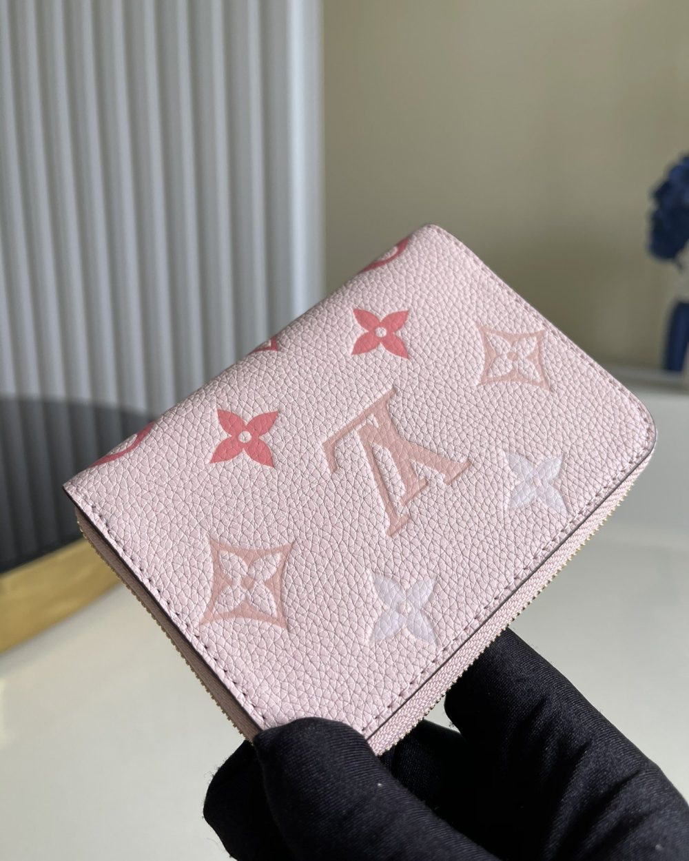 1:1 Replica Louis Vuitton Zippy Coin Purse Monogram Empreinte For Women, Women's Wallet 4.3in/11cm LV