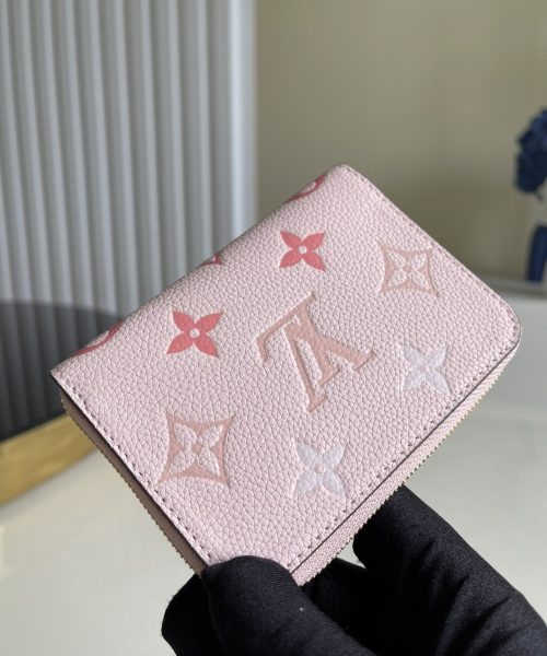 1:1 Replica Louis Vuitton Zippy Coin Purse Monogram Empreinte For Women, Women's Wallet 4.3in/11cm LV