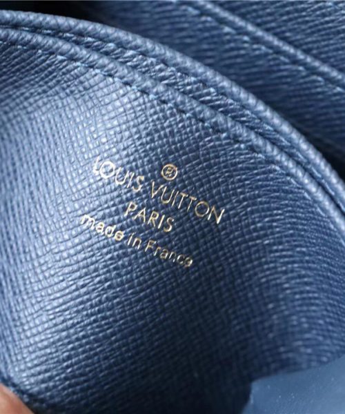 1:1 Replica Louis Vuitton Zippy Coin Purse Monogram Jacquard Denim Navy Blue For Women, Women's Wallets 4.3in/11cm LV M81185